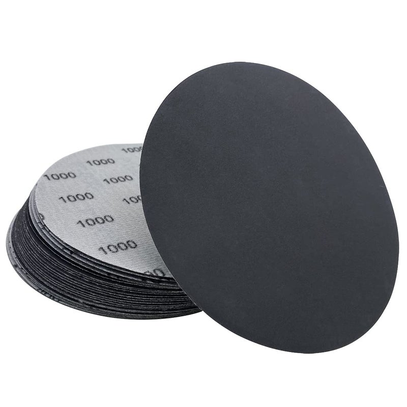 AutKerige 1000 Grit Wet Dry Sandpaper, 25 PCS 6 Inch Sanding Discs with Hook and Loop, Premium Silicon Carbide Abrasive Polishing Sandpaper for Auto, Wood or Metal Polishing and Stretches Removing - Image 1